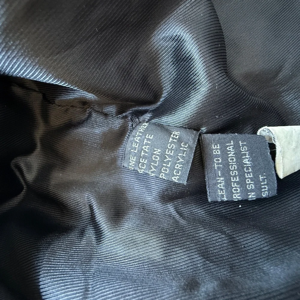 Vintage J Elkins by‎ Alamo Uomo | Leather Flight Jacket - Picture 7 of 9